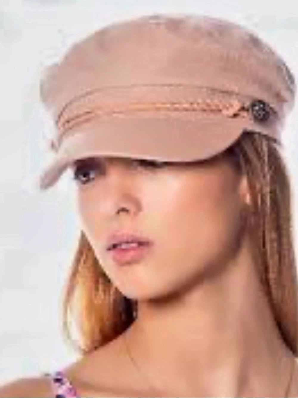 Brixton Fiddler Fisherman Cap Women's Pink & Brown Medium